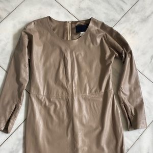 J crew collection leather dress size 4